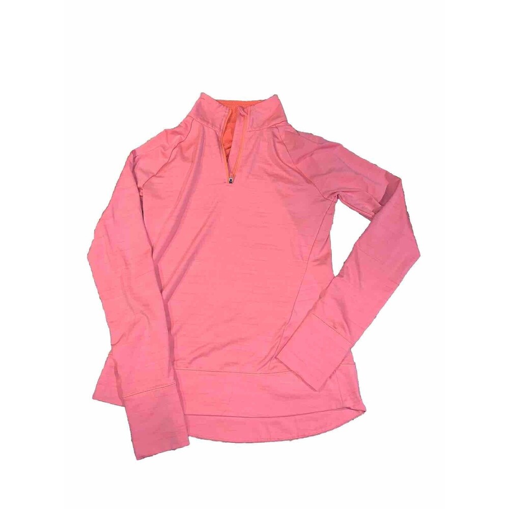 Reebok Shirt Womens Small 1/4 Zip Long Sleeve Lightweight Running Outdoors